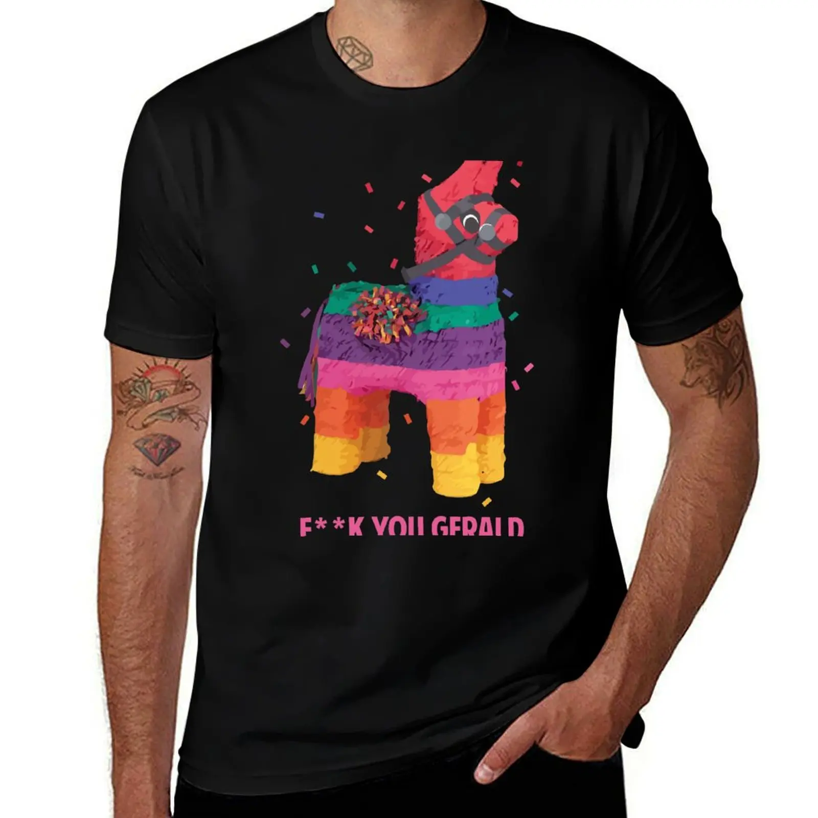 FU GERALD T-Shirt man t shirt designer T-Shirt