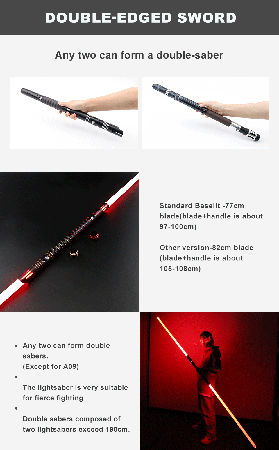 TXQSABER NEO PIXEL Lightsaber RGB Smooth Swing Combat Heavy Dueling Jedi Saber Sword Blaster Luminous Toy Cosplay
