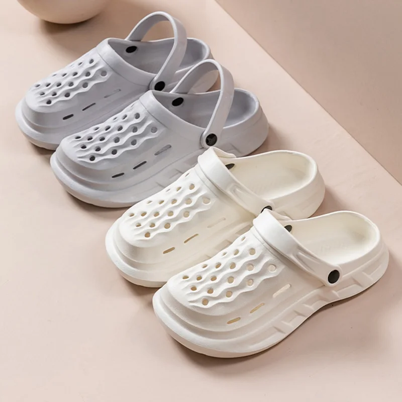 Fashion Sandals Waterproof Slippers Women men Shoes Summer Outdoor Slides Soft Sole Garden Shoes Indoor Nursing Clogs Sandals