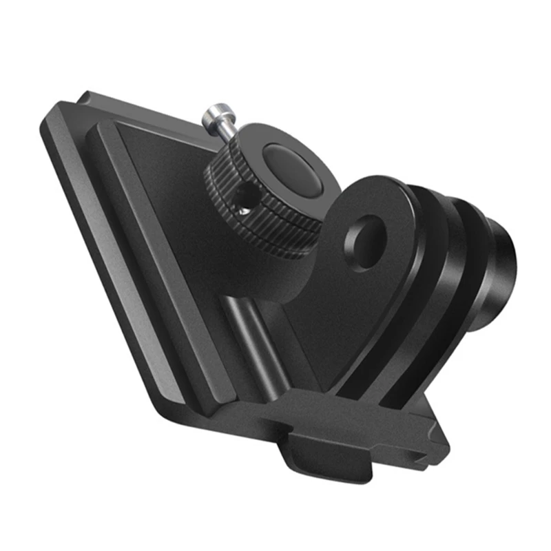 L4MDヘルメットマウントベースは、アクションカメラ用のネジナットアダプター付きブラケットを固定します