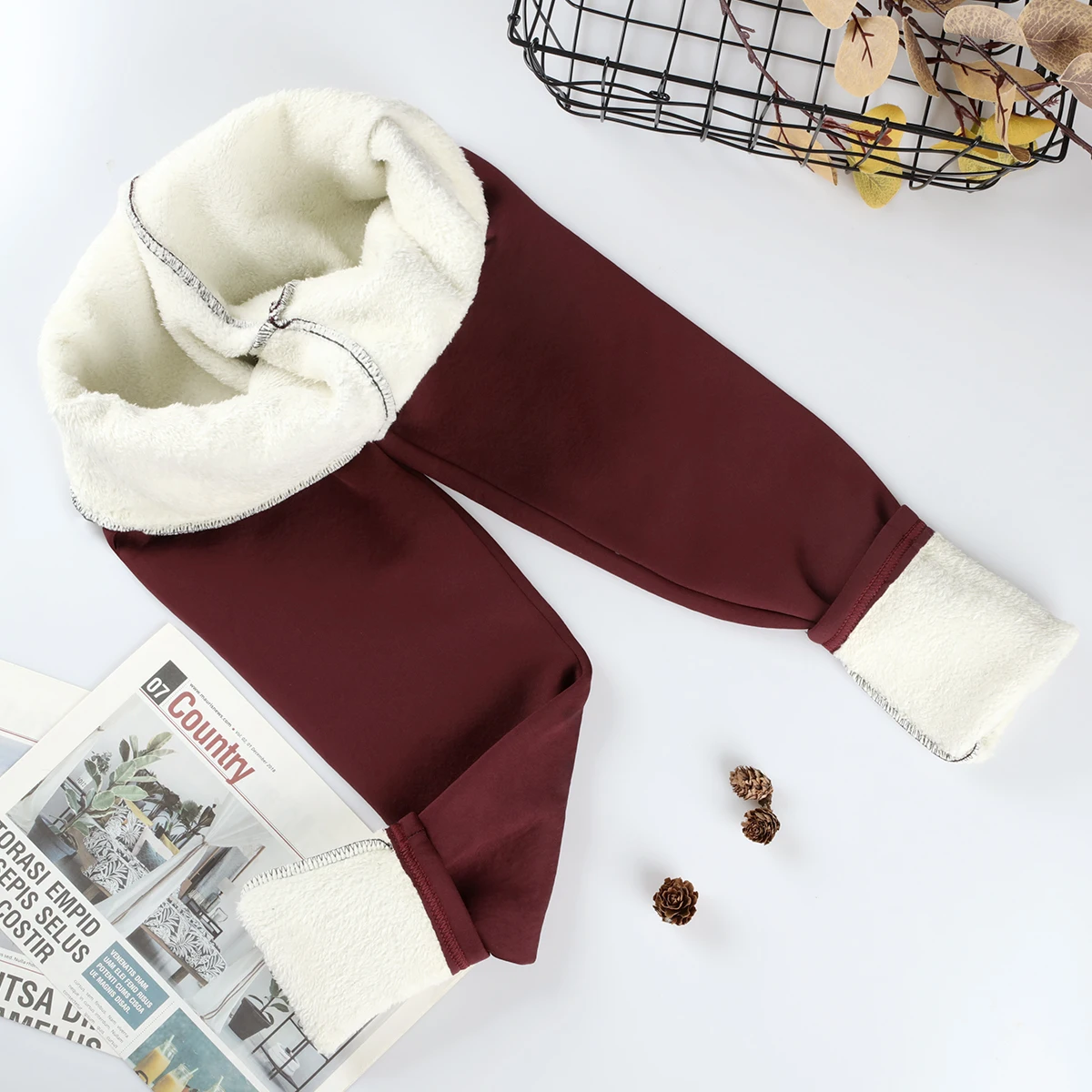 Women Velvet Leggings Autumn Winter Warm Fleece Tights Velvet Solid Color Prevent Cold Leggings Stretch Leggings