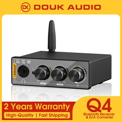 Douk Audio Q4 Mini Bluetooth 5.0 Stereo Receiver USB DAC Gaming S/PDIF Coaxial / Optical Digital to Analog Converter 24Bit/192K