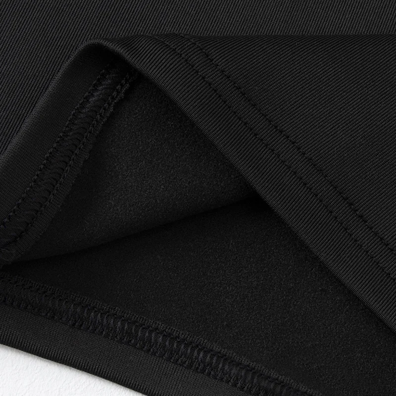 Damen Plus Size Warmes Herbst/Winter Einfarbiges Modisches Rollkragen-Langarmshirt für den Alltag, Sport und Komfort, Schlanke Passform – Detail 17