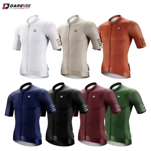 DAREVIE-Camiseta de ciclismo de talla pequeña SPF 50+ para hombre y mujer, camiseta de ciclismo a la moda para equipo profesional, camiseta de ciclismo de alta calidad