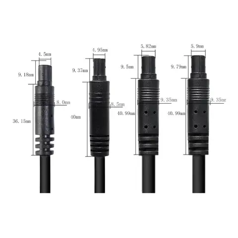 4 5 6 8 Pin Driving Recorder Cable for BMW Car 8Pin Male Female Connection Wire Reversing Camera Video Signal Extension Line 8 best sales wire rear camera 8 pin - №2