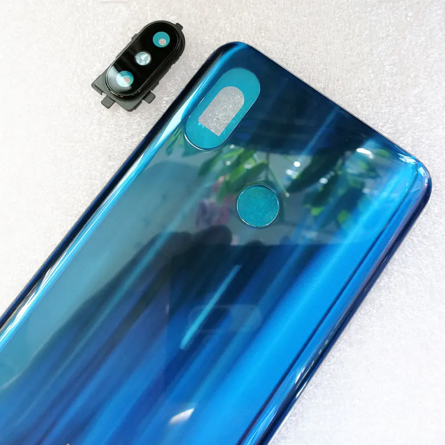 Gorilla Glass 5 For Xiaomi Mi 8 Mi8 Back Battery Cover Back Housing 3D Glass  Cover Case Rear Door Back Cover