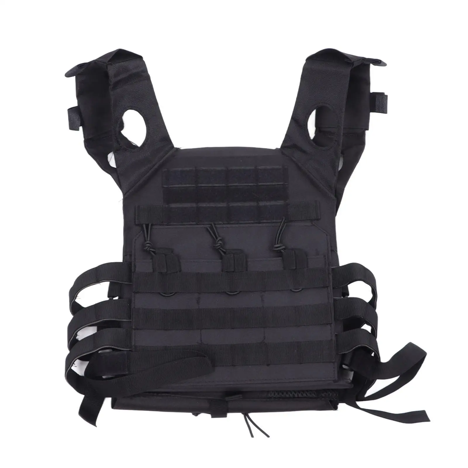 

Multifunctional Breathable Weighted Vest for outdoor Sports - Comfortable & Durable Polyester Design in Black