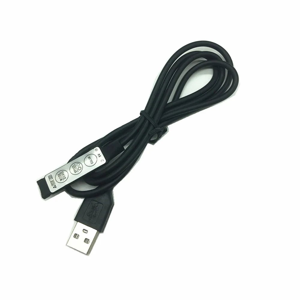 1-10PCS/LotDC5-24V USB RGB LED 3key RF controller Wireless Mini Remote Controller for RGB 3528 5050 Led Strip tape lighting