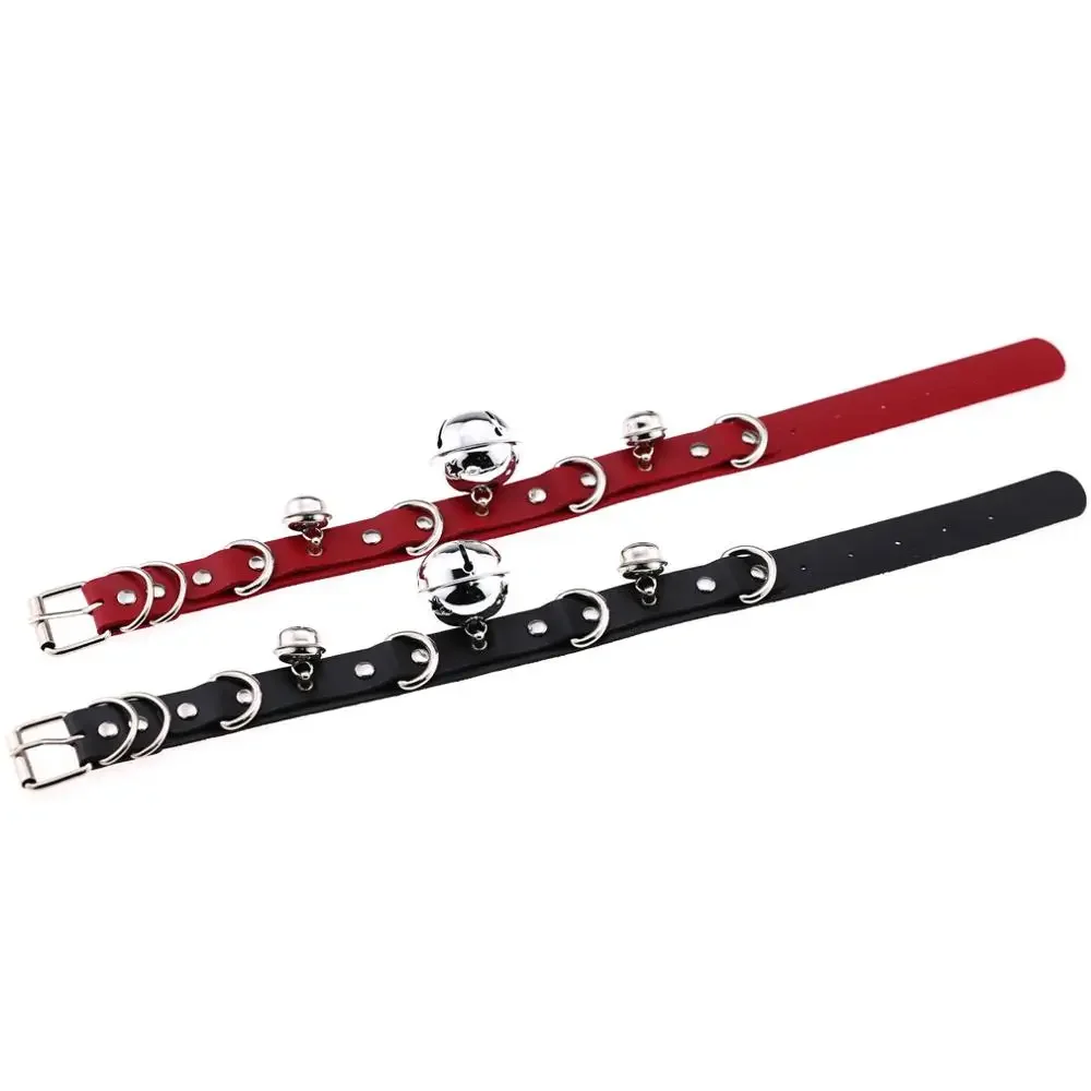 BDSM 속박 구속 목걸이 커플용 섹스토이 펑크 스타일 벨 달린 목걸이 페티시 노예 이국적인 액세서리 여성용