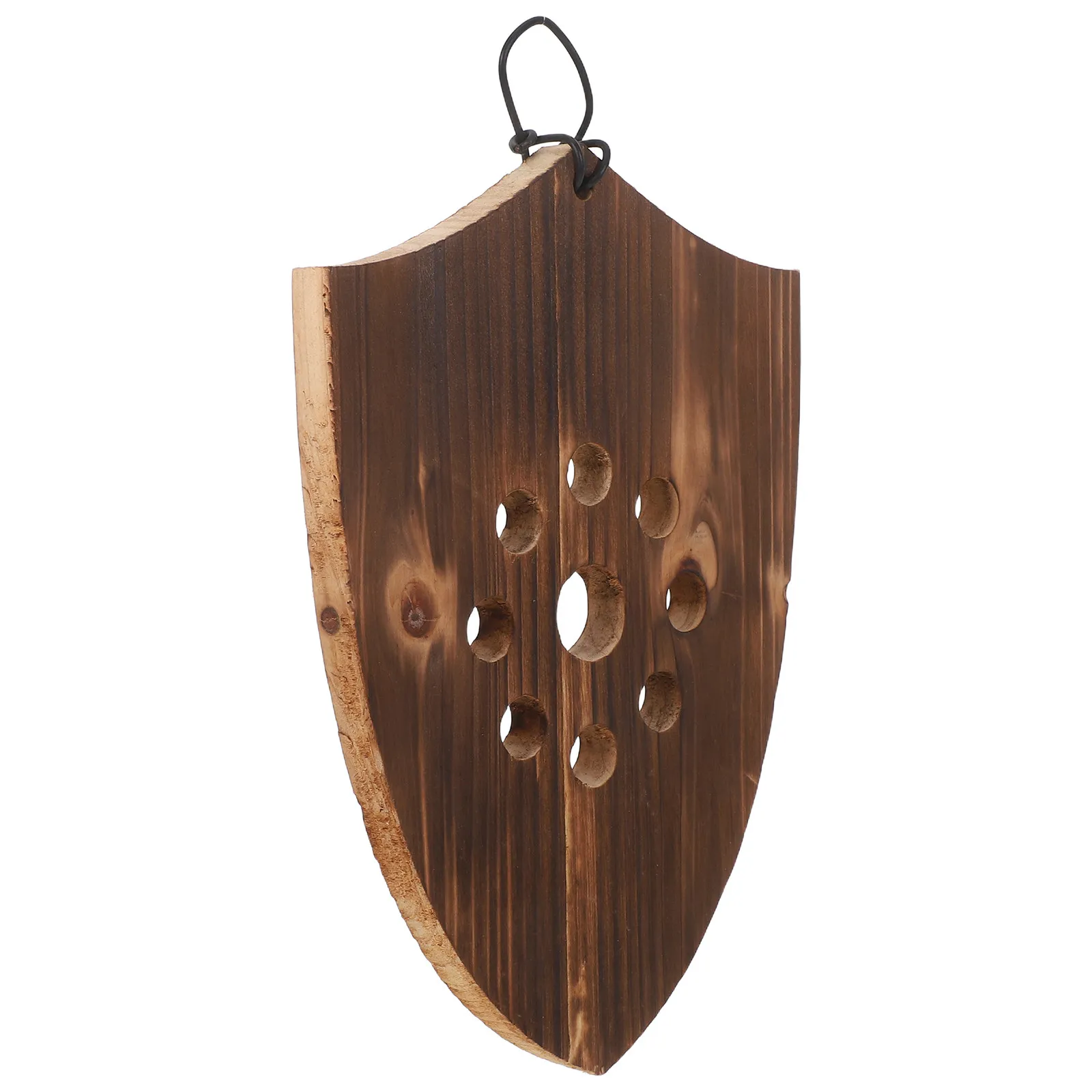 Solid Wood Fern Mounting Board Shield Style Pre Drilled for Vertical Garden Wall Mounted Plant Holder Balcony Patio Succulent