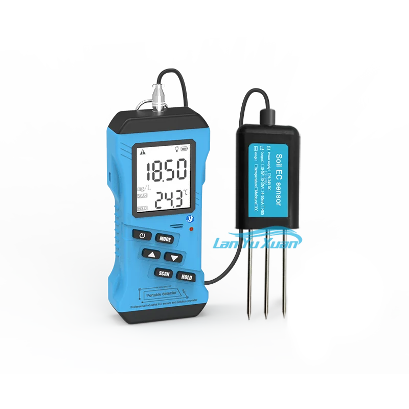 Sensor de suelo portátil, pantalla LED de mano, 7 en 1, para campos agrícolas