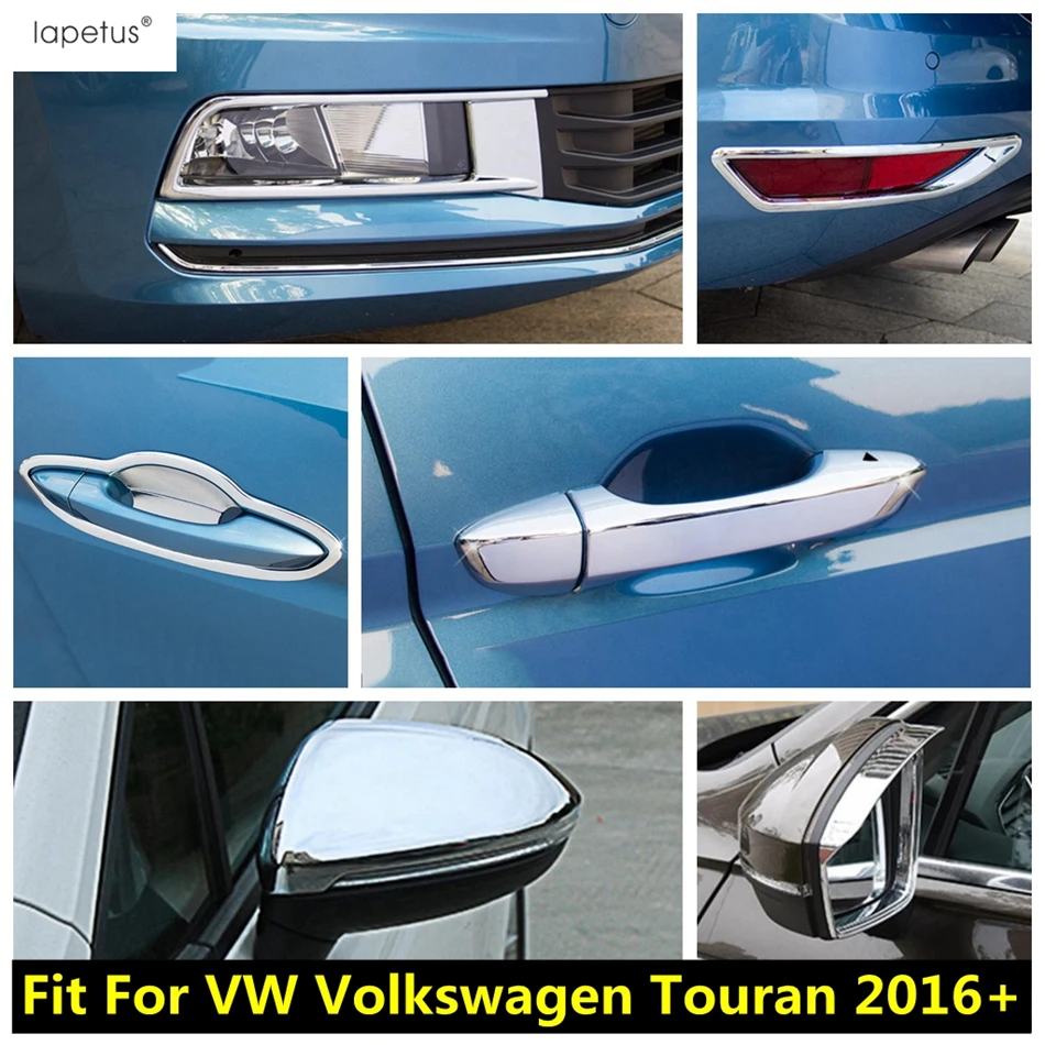 

Door Handle Bowl / Front Rear Fog Light Lamp / Rearview Mirror Decor Cover Trim Accessories For VW Volkswagen Touran 2016 - 2022