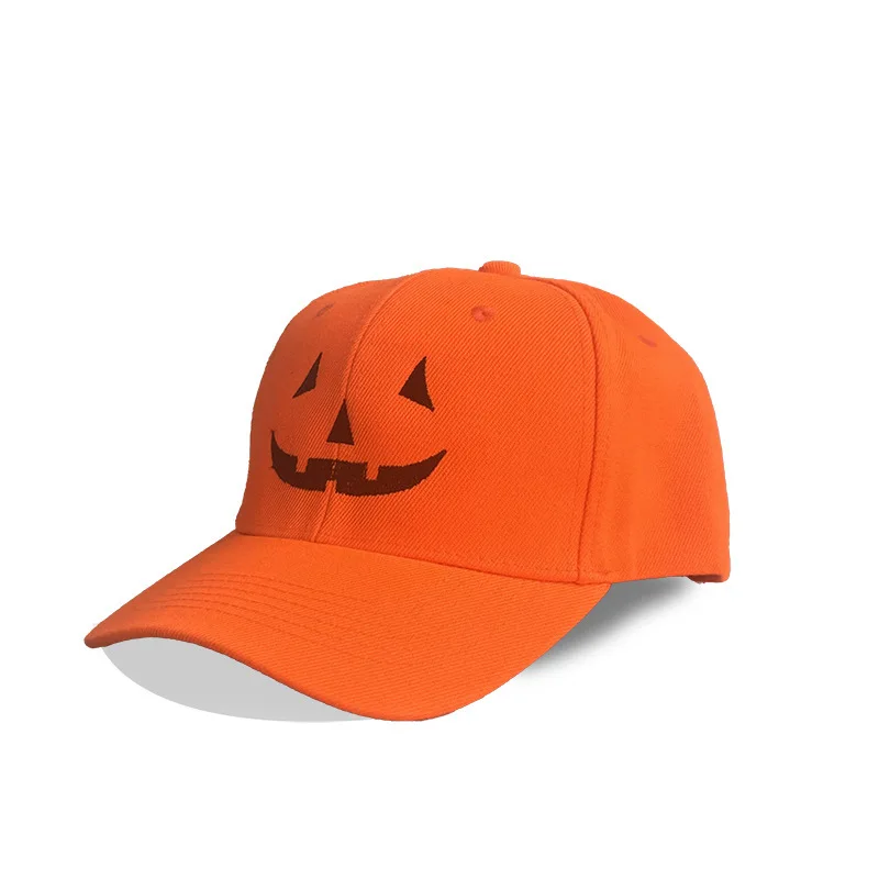 قبعة بيسبول مطبوعة على شكل جمجمة الهالوين قابلة للتعديل، قبعة وجه مخيفة ومضحكة للحفلات التنكرية