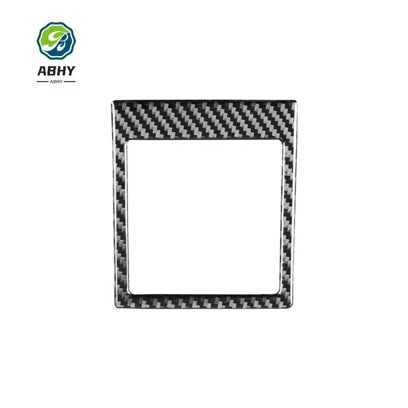 

ABHY-For BMW 5 Series E39 1998-2003 Soft Carbon Fiber Center Console Armrest Box Frame Trim Interior Accessories