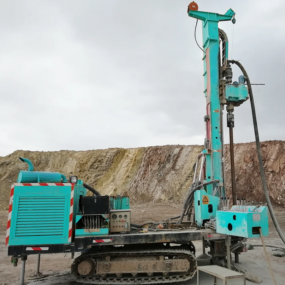 New Design HF150RC Crawler Mounted 150m Reverse Circulation Core Drilling Rig Rock Drill Rig
