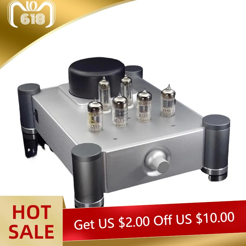 

Electron Tube Preamplifier Professional Retro Home Stereo Sound Audio Power HiFi Tube Preamp Preamplifier 12AX7