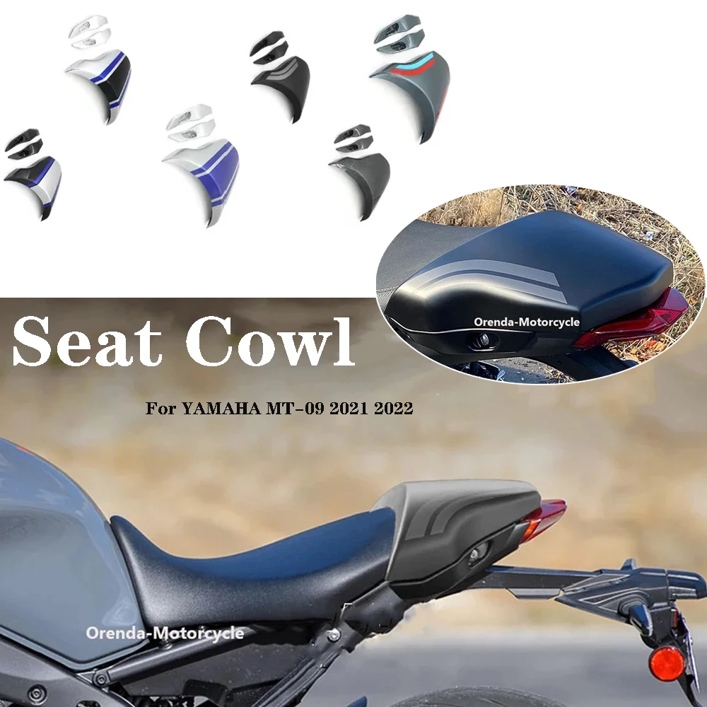 

New Motorcycle Rear Passenger Pillion Seat Cover Fairing Seat Cowl Accessories For YAMAHA MT-09 2021 2022 Seat Cowl