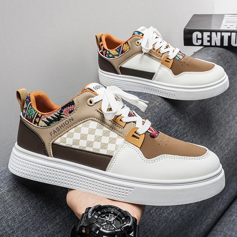 

Мужская модная повседневная спортивная обувь, кроссовки на шнуровке, дышащие, стильные, для студентов, для активного отдыха, мужская обувь для бега на улице