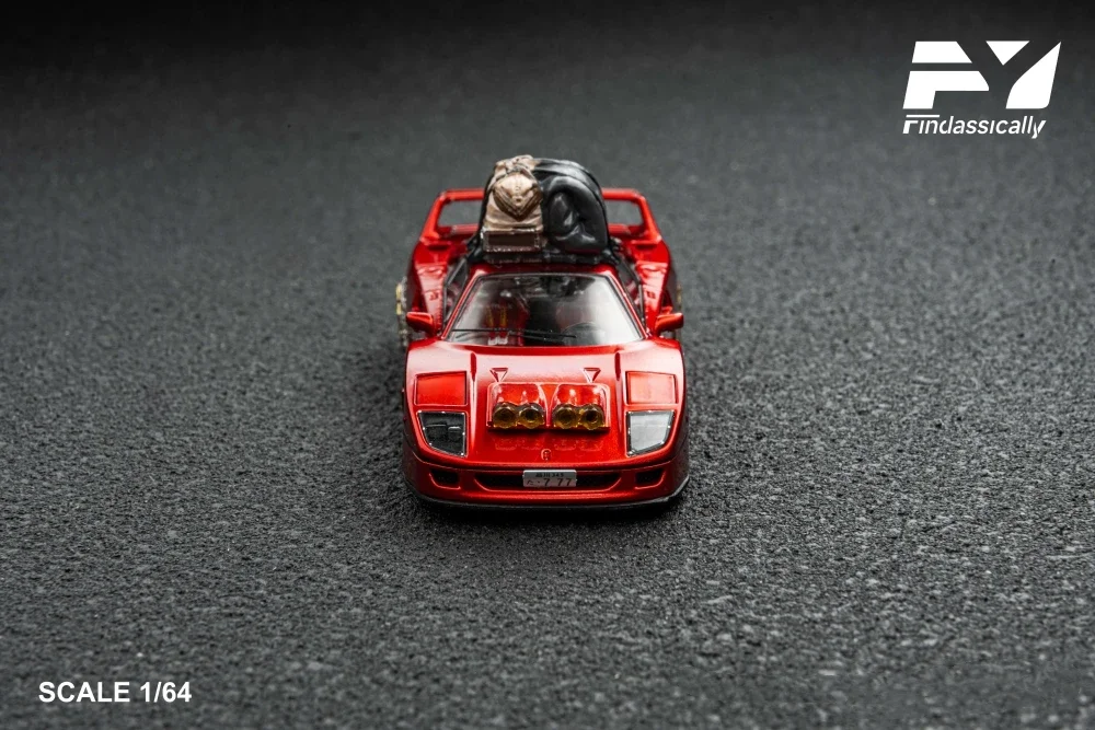 Findclassically FY 1:64 Takeshi Kimra's F40 Snow Drifting Diecast Collection هدية مقياس نموذج سيارة #1