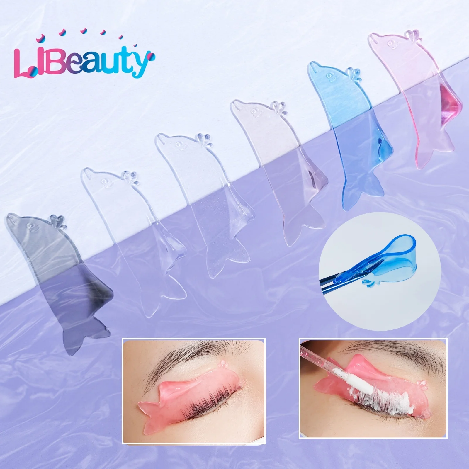 Libeauty 1 Pair Silicone Eyelash Perming Pad Lash Rod Shield Lash Softening Pads Eyelash Curling Iron Makeup Tools & Accessories