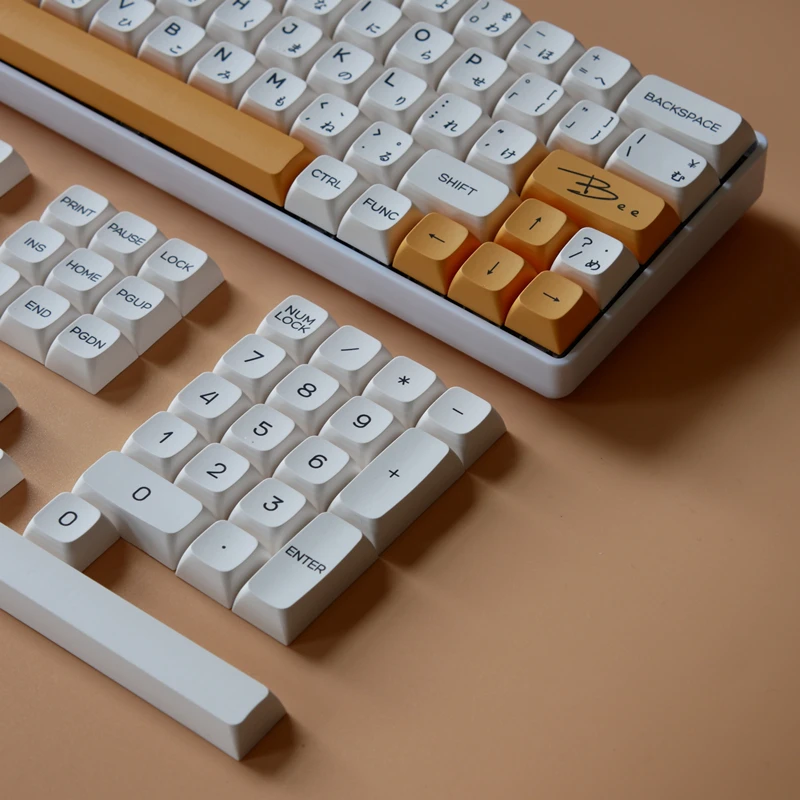 140キー ハニーミルク PBTキーキャップセット メカニカルキーボード用 Amazon.co.jp: Guffercty kred 140キー ハニーミルク PBT XDA 65% TKL