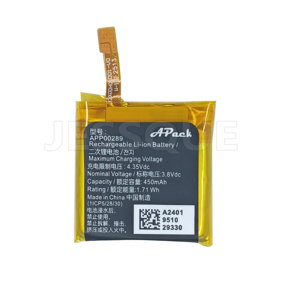 Original Replaces 3.8V 450mAh APP00289 Battery For SUUNTO 7 OW185 Smart Watch Apack