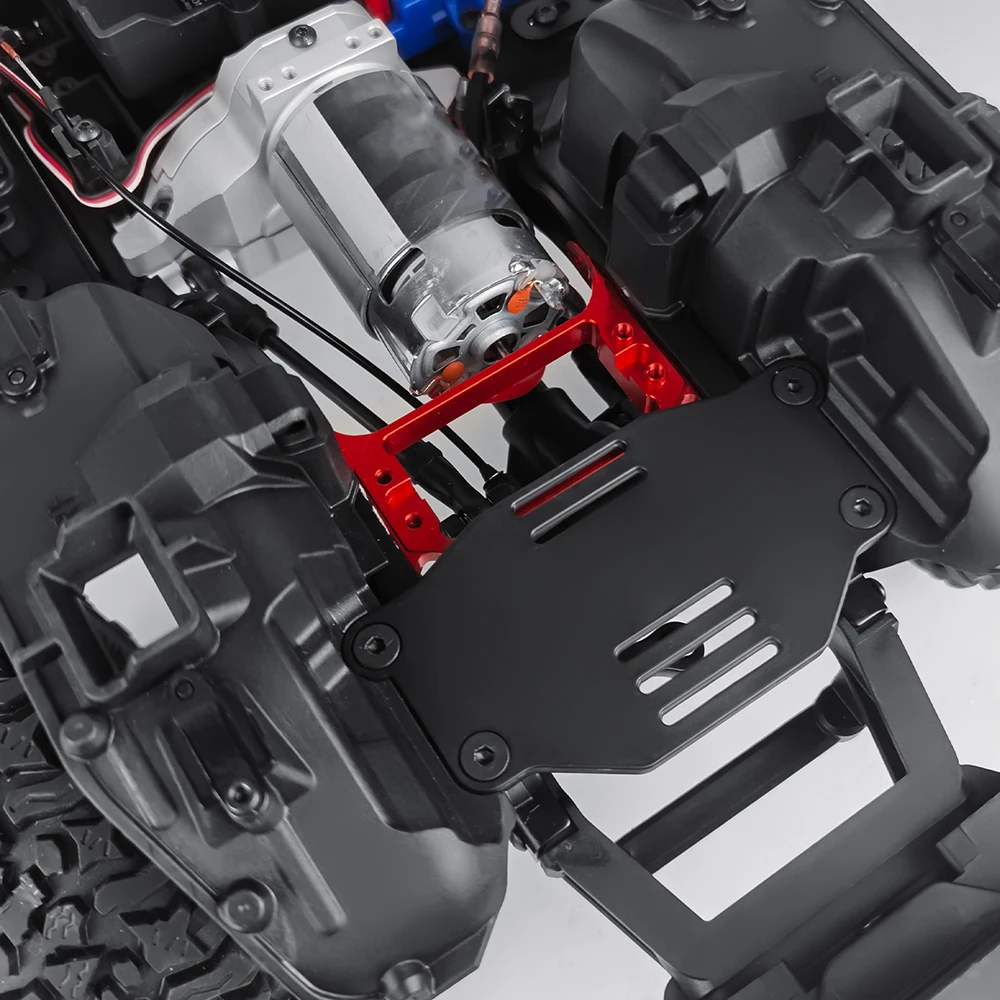 AXSPEED Suporte de montagem servo dianteiro de liga de alumínio para TRX-4 TRX4 1/10 RC Crawler Car Upgrade Parts Acessórios