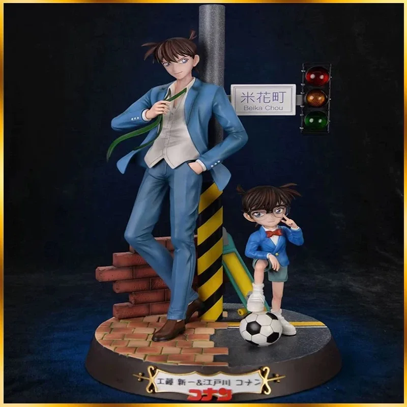 

Anime Detective Conan Kudou Shinichi Figure Jimmy Kudo Case Closed Anime Figures Statue Pvc Figurine Model Festival Gifts Toys