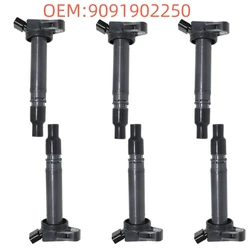 4/6PCS OEM 90919-02250 Genuine FOR TOYOTA PARTS IGNITION COIL DENSO 673-1309  90919 02250 9091902250 90919-A2005