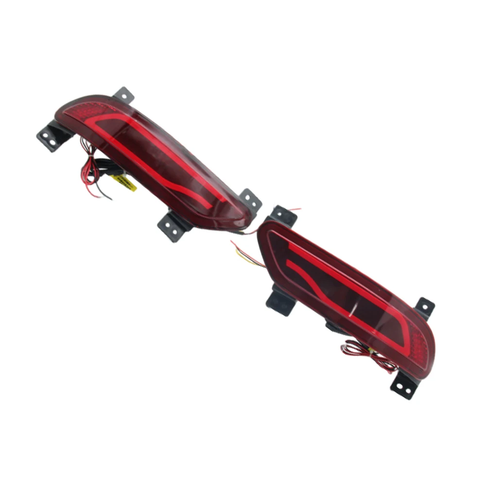 

Подходит для Chevrolet Captiva 2014-2019 Светодиоды малой мощности Красный светодиодный фонарь заднего бампера ABS Светодиодный фонарь заднего бампера Светодиодный фонарь заднего бампера