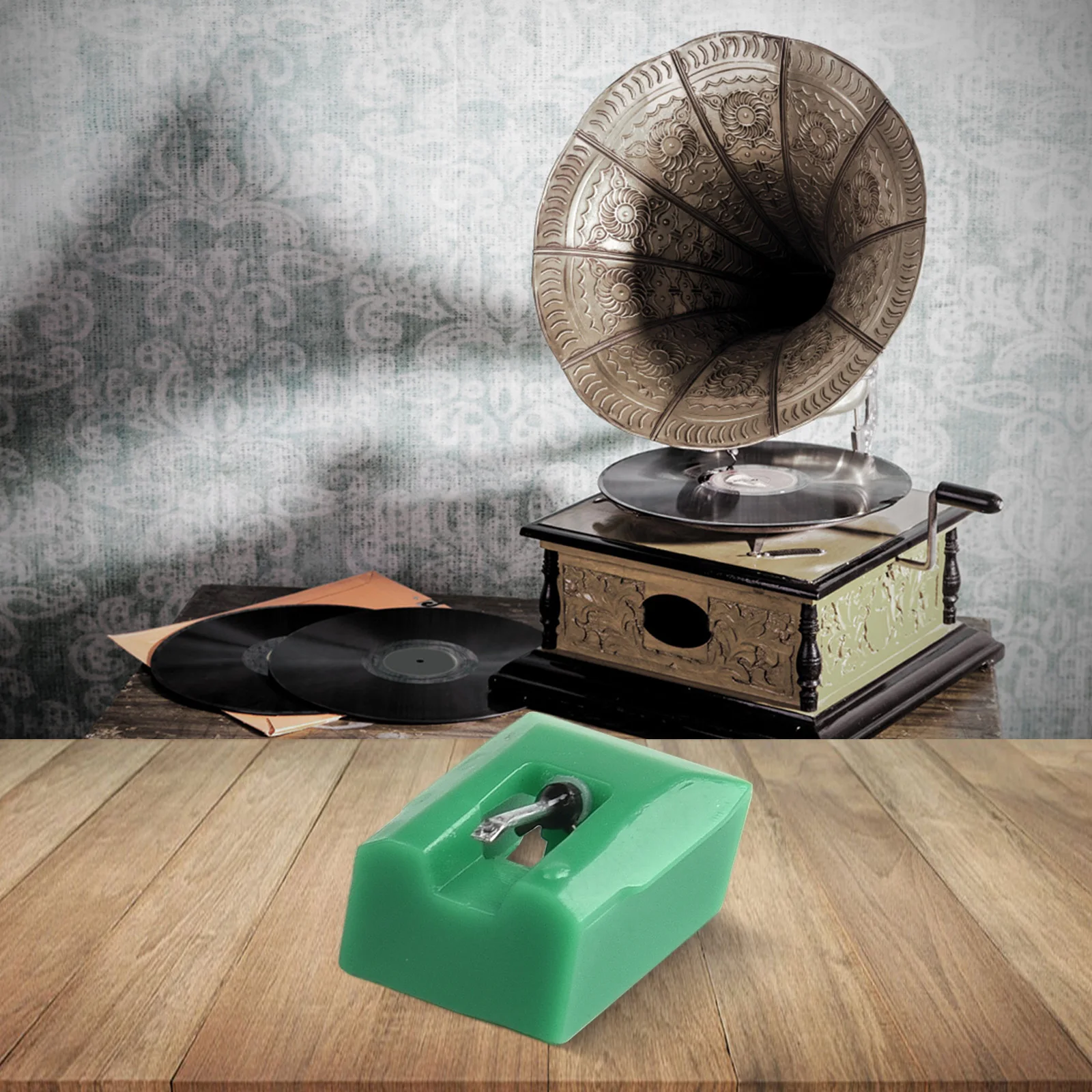 ATN95E Replacement Green Needle For AT95E AT3450 AT LP120 USB Turntable Cartridge Audio Record Player Part