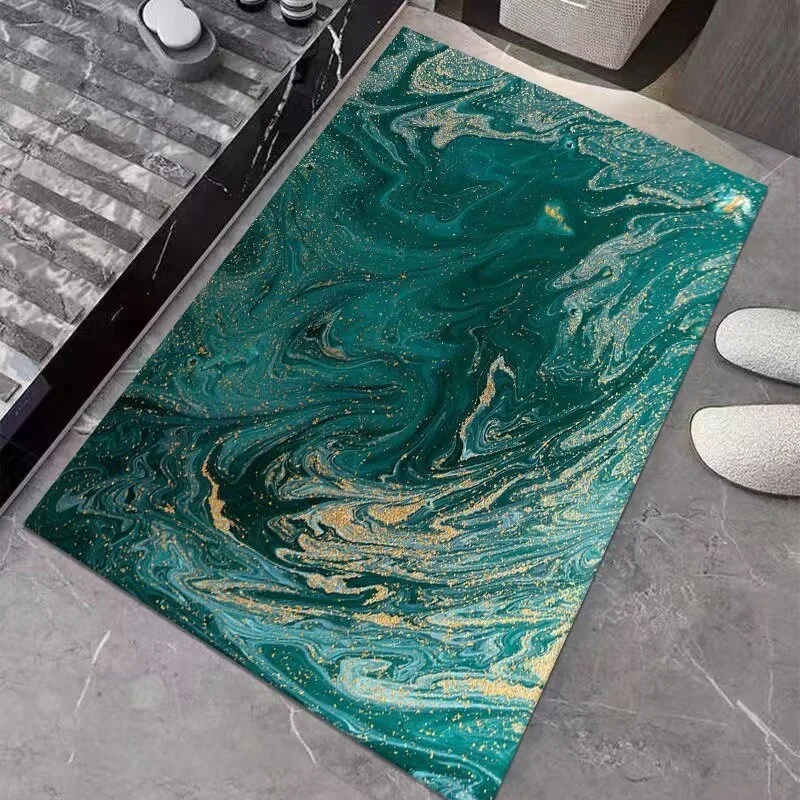 Home decoration bedroom floor mats bedroom bathroom absorbent floor mats living room entrance door carpet