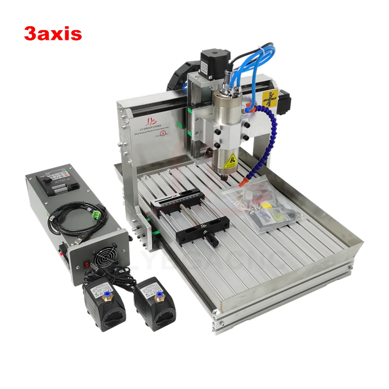 5-assige houtfrees CNC 6040 2200W 5-assige 2200W metalen graveur 3040 1500W PCB-graveren boorfreesmachine 6040 met gootsteen