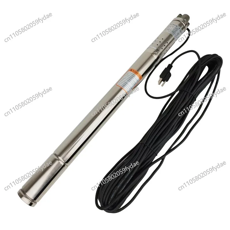 

50mm diameter submersible well pump with 304 stainless steel body submersible deep well 1000L/h 2 inch water pump