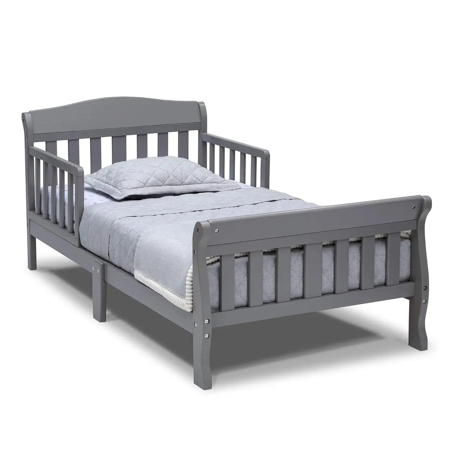 Cama infantil Canton para niños, certificación Greenguard Gold, gris