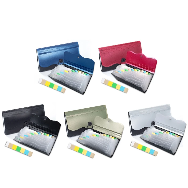 B5 Accordion Folder Expanding File Wallet Document Organizer Case Receipt Folder