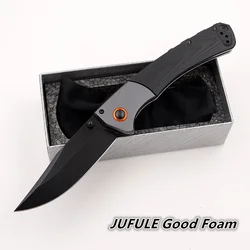 Best Foam Carbon Fiber/G10/Wood Aluminium Crooked River 15080 Mark S30V Copper Washer Camping Hunt Tactical Tool Folding Knife