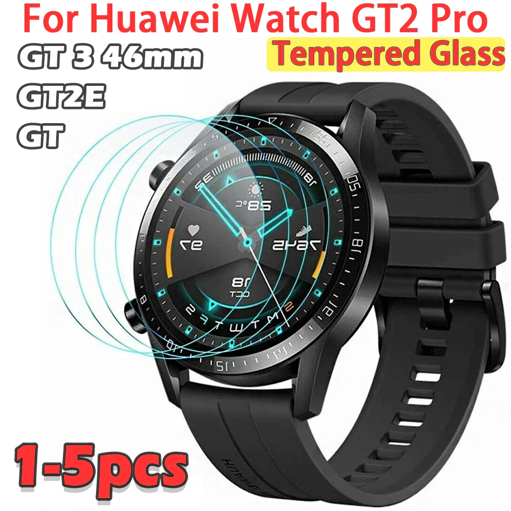 Tempered Glass For Huawei Watch GT2Pro GT2e Screen Protector Films For Huawei GT3Pro 43mm 46mm Clear Protective Film Accessories