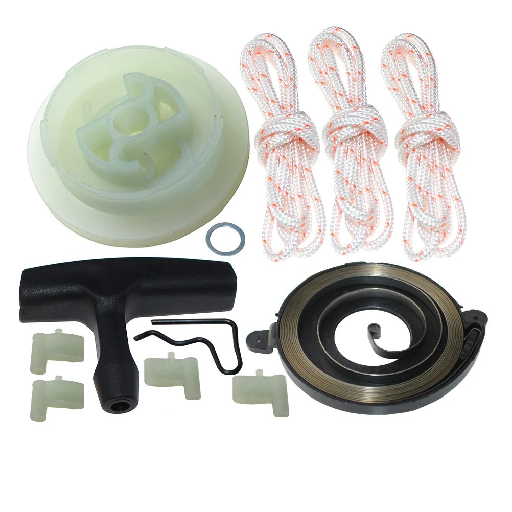 Recoil Starter Pulley Rope Spring Pawl For Stihl FS250R,FS300,FS350,FS400,FS400K,FS400L,FS450,FS450K,FS480,FS480K,HT250,SP481