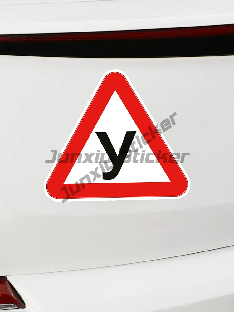 

Self-adhesive Decal Цифро Граф Знак Учебный Транспорт Car Sticker Waterproof Auto Decors