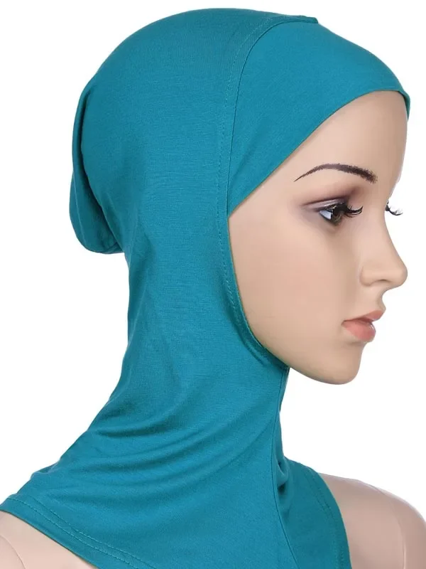 Frauen Dame Ninja Kopf Abdeckung Baumwolle Muslimischen Kopftuch Inneren Hijab Caps Islamischen Underscarf Ninja Hijab Schal Hut Kappe Knochen Motorhaube