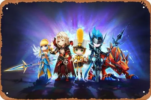 

Summoners War: Arena, War Game Retro Metal Tin Sign - Art Poster