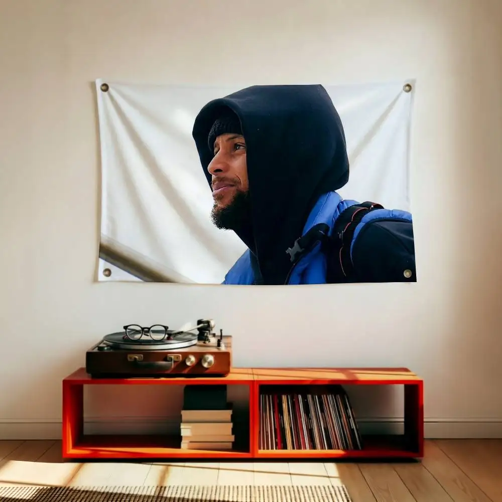 Stephen Curry Three-Point King Flags Wall Hanging Tapestry Outdoor Garage Room Decorative flag Background Blanket