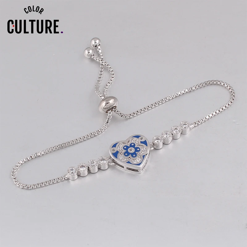 

Luxury Eomen Bracelet Jewelry Charm Blue Design Bracelets Adjustable Friendship Gifts for Women