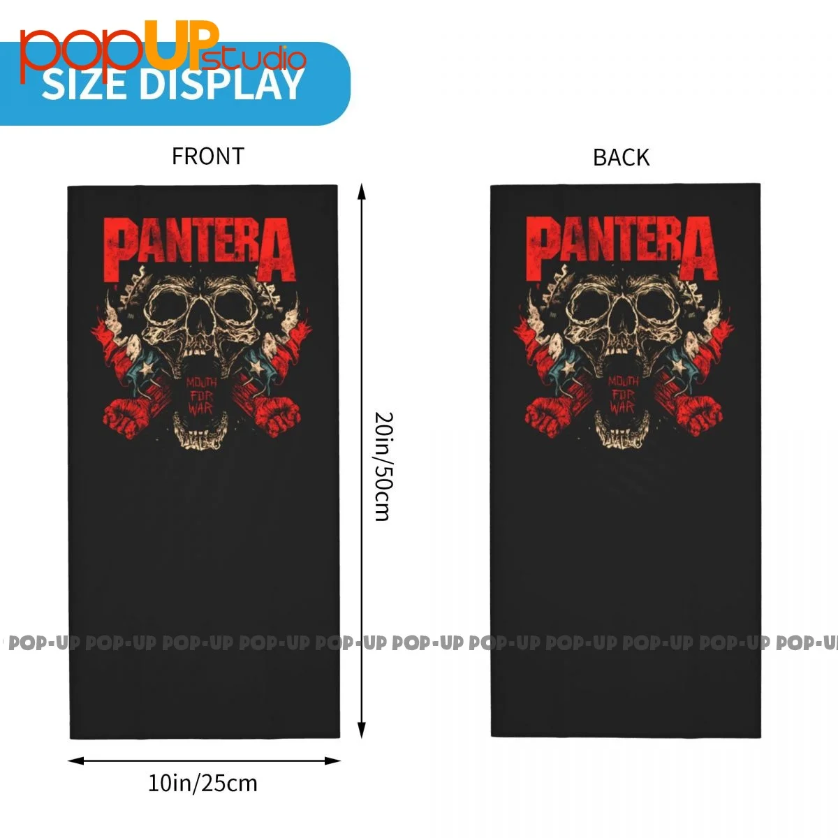 Pantera Cowboys From Hell Pantera Band Classic Rock P-313, polaina para el cuello, Bandana, bufanda, máscara facial