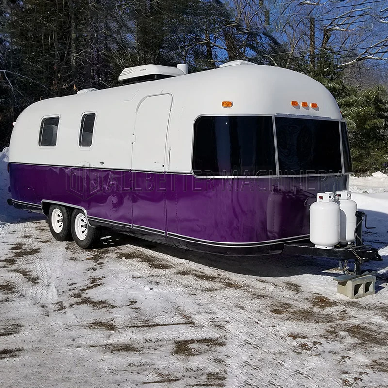 משאית מזון מותאמת אישית בעיצוב החדש ביותר של Allbetter עם אישור CE, משאיות מזון וינטאג' עם ציוד מטבח