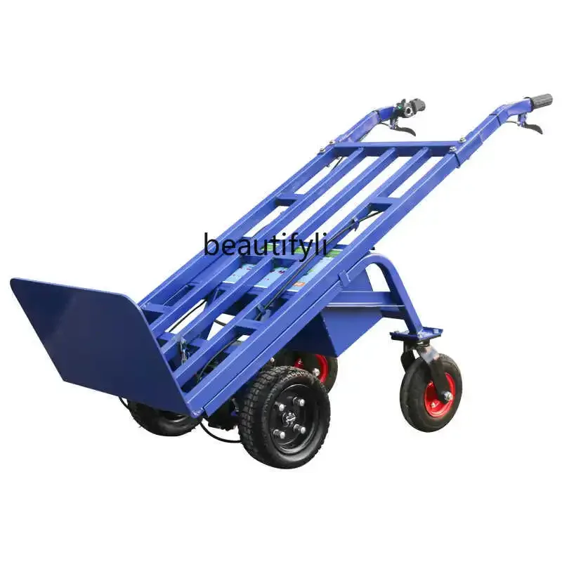 

NQ Electric trolley, tiger cart, cement feed handling and transportation, construction site trolley