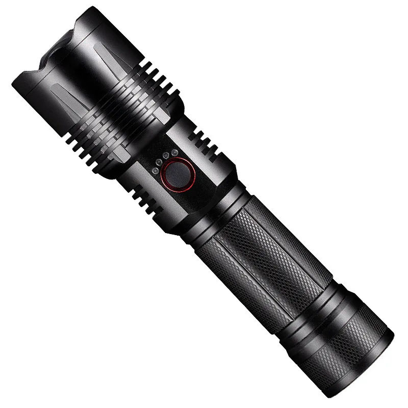 P90 ultra bright long-range flashlight strong light rechargeable zoom LED outdoor high-power searchlight