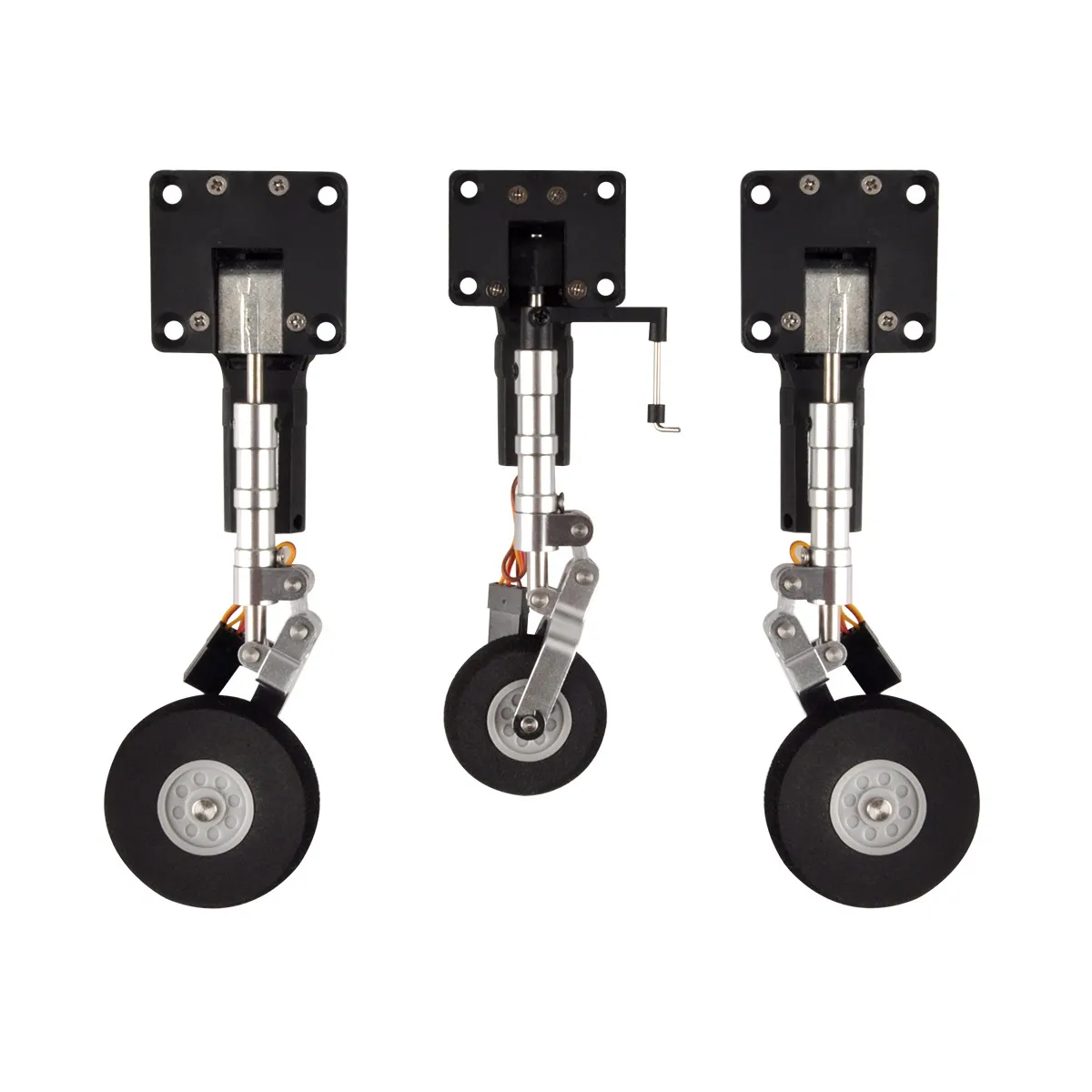 

1Set Retractable Landing Gear Retract With Wheels For 3KG RC Model Airplane