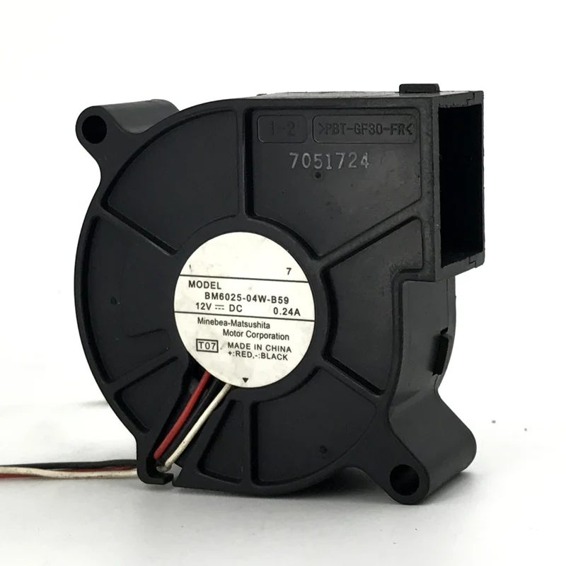 ORIGINAL BM6025-04W-B59 12V 0.24A 6025 60*60*25mm KIPAS PENDINGIN BARU RADIATOR